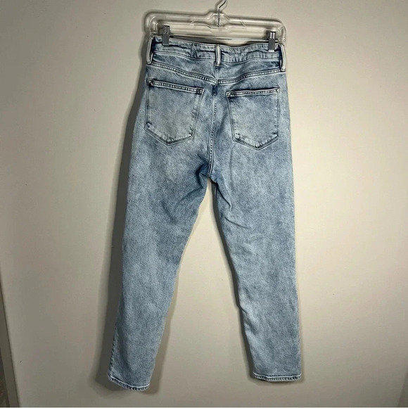 All Saints Imogen Acid Wash Straight Slim Leg High Rise Jeans Size 29 - Picture 5 of 9